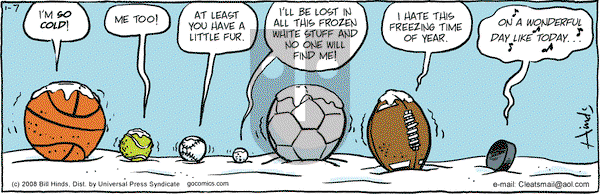 Cleats on Monday January 7, 2008 Comic Strip