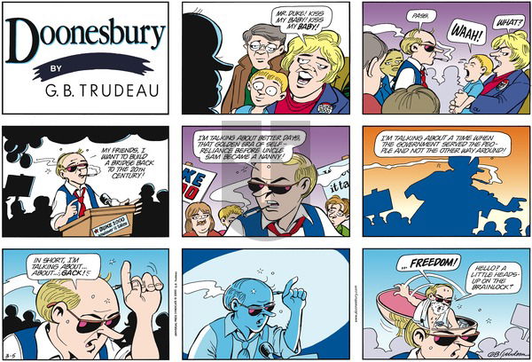 Doonesbury on Sunday March 5, 2000 Comic Strip
