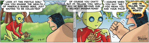 Alley Oop on Friday January 6, 2017 Comic Strip