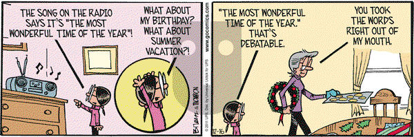 Grand Avenue on Friday December 16, 2011 Comic Strip