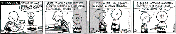 Peanuts on Tuesday January 24, 1956 Comic Strip