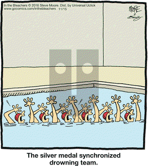 In the Bleachers on Tuesday November 15, 2016 Comic Strip