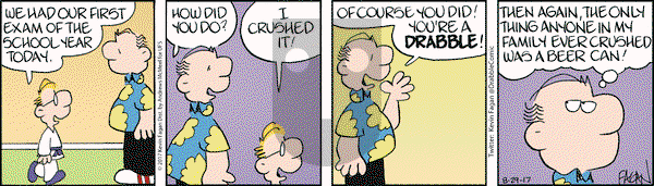 Drabble on Tuesday August 29, 2017 Comic Strip