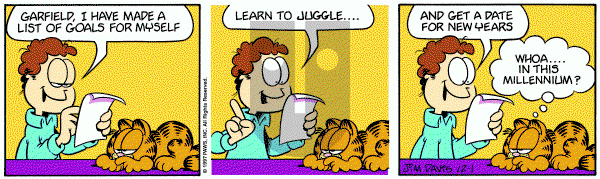 Garfield on Monday December 1, 1997 Comic Strip