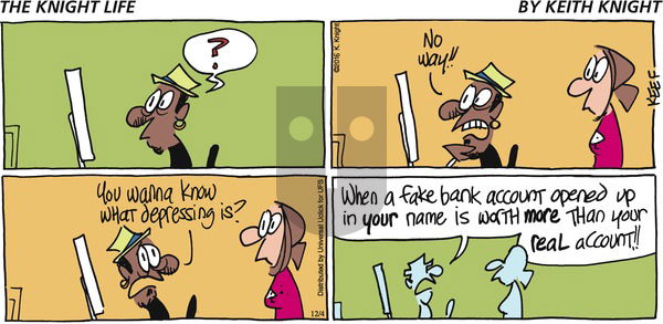 The Knight Life on Sunday December 4, 2016 Comic Strip