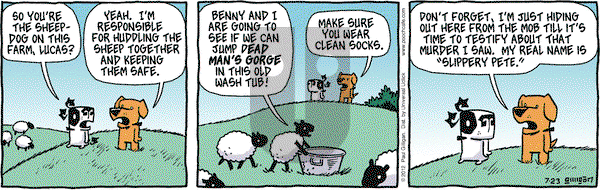 Pooch Cafe on Monday July 23, 2012 Comic Strip