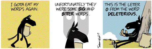 Dark Side of the Horse on Sunday April 21, 2013 Comic Strip