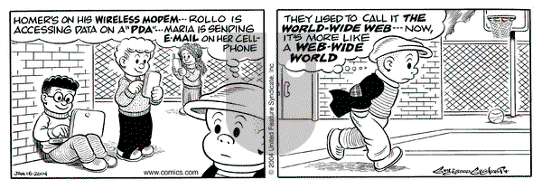 Nancy on Friday January 16, 2004 Comic Strip