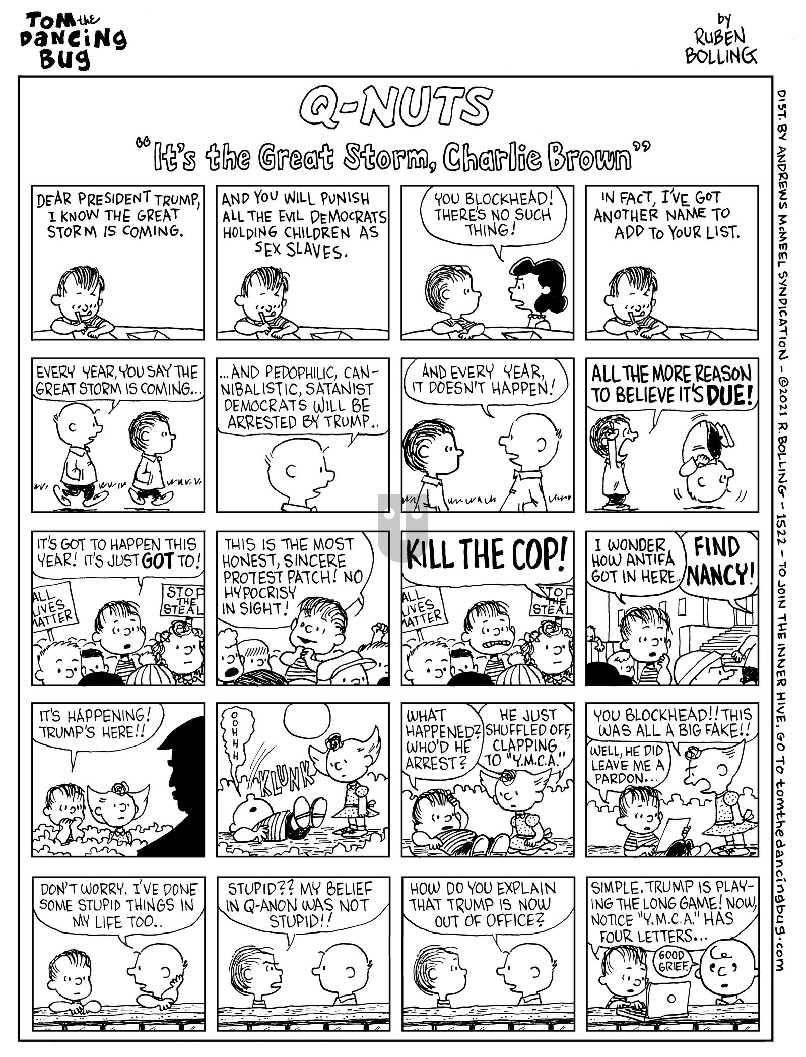 Tom the Dancing Bug - Monday January 25, 2021 Comic Strip