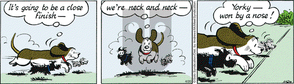 Fred Basset on Thursday April 20, 2017 Comic Strip