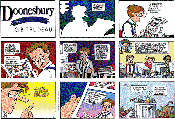 Doonesbury on Sunday September 4, 1994 Comic Strip