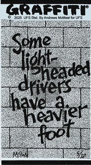 Graffiti on Monday May 12, 2025 Comic Strip