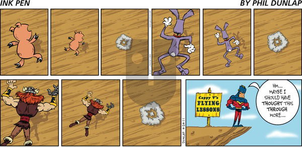 Ink Pen on Thursday March 13, 2025 Comic Strip