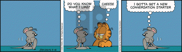 Garfield on Tuesday March 18, 2025 Comic Strip