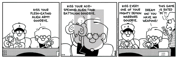 FoxTrot on Friday March 15, 2002 Comic Strip
