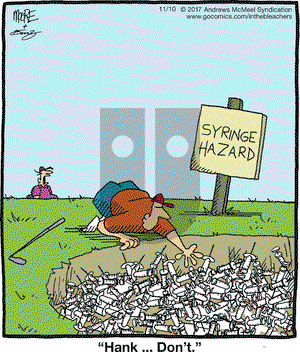 In the Bleachers on Friday November 10, 2017 Comic Strip