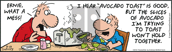 Frank and Ernest on Wednesday March 13, 2019 Comic Strip