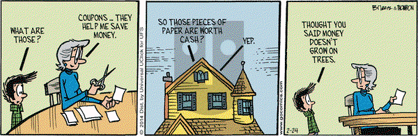 Grand Avenue on Monday February 24, 2014 Comic Strip