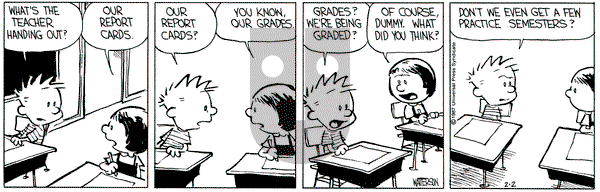 Calvin and Hobbes on Monday February 2, 1987 Comic Strip