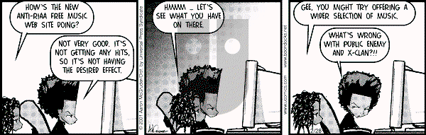 The Boondocks - Wednesday February 28, 2001 Comic Strip