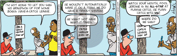 Cleats - Saturday May 17, 2008 Comic Strip