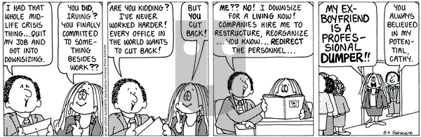 Cathy Classics on Friday May 9, 1997 Comic Strip