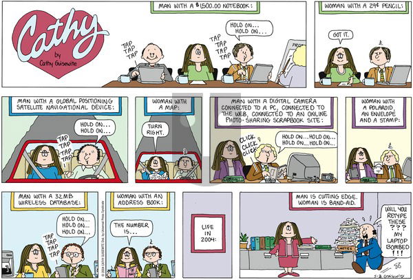 Cathy Classics on Sunday May 2, 2004 Comic Strip