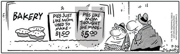 Frank and Ernest on Thursday September 30, 1999 Comic Strip