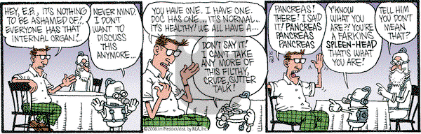 Monty on Saturday October 18, 2008 Comic Strip