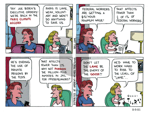 Ted Rall on Friday February 5, 2021 Comic Strip