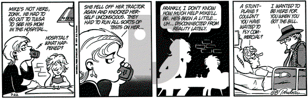 Doonesbury on Thursday July 22, 1993 Comic Strip