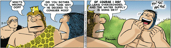 Alley Oop on Friday March 11, 2016 Comic Strip
