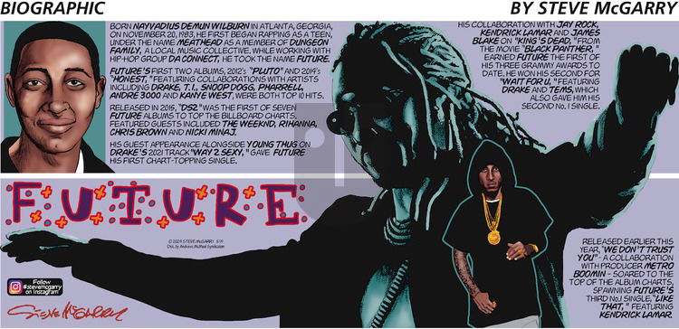 Biographic on Sunday May 19, 2024 Comic Strip