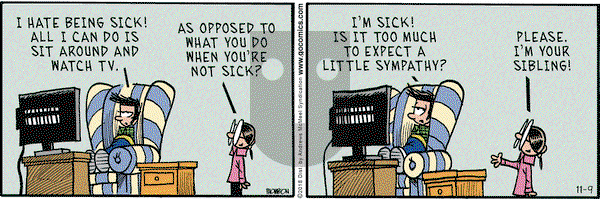 Grand Avenue on Friday November 9, 2018 Comic Strip