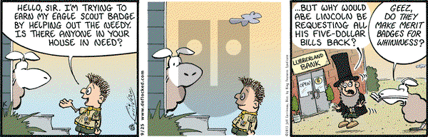 DeFlocked on Wednesday September 25, 2013 Comic Strip