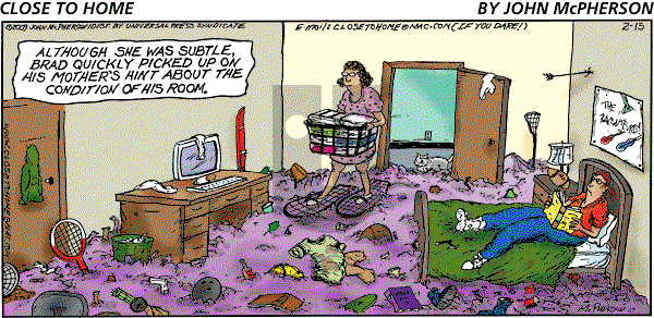 Close to Home on Monday March 2, 2009 Comic Strip