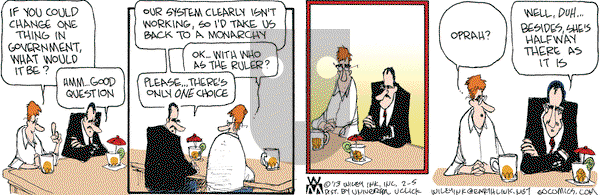 Non Sequitur on Tuesday February 5, 2013 Comic Strip