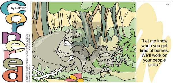 Cornered on Sunday August 12, 2001 Comic Strip