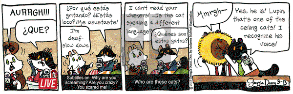 Breaking Cat News on Tuesday March 13, 2018 Comic Strip