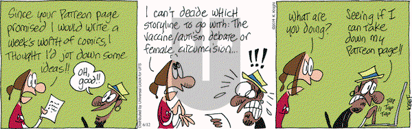 The Knight Life on Thursday June 12, 2014 Comic Strip