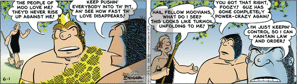 Alley Oop on Saturday June 1, 2013 Comic Strip