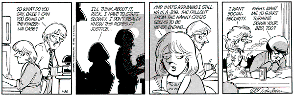 Doonesbury on Saturday January 30, 1993 Comic Strip