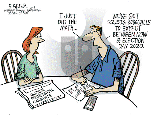 Jeff Stahler on Monday May 20, 2019 Comic Strip