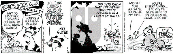 Over the Hedge on Friday September 10, 2004 Comic Strip