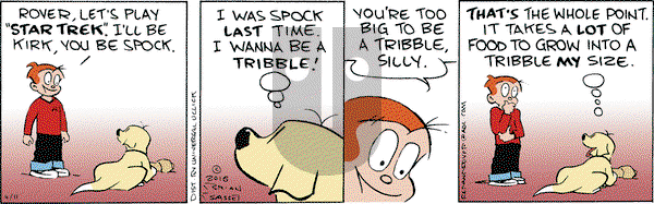 Red and Rover on Monday April 11, 2016 Comic Strip