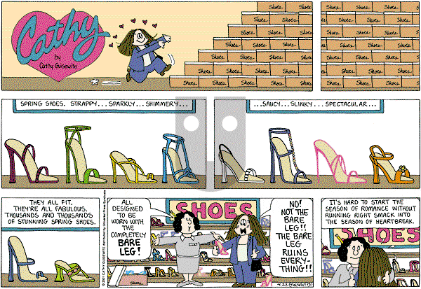 Cathy Classics - Sunday April 22, 2012 Comic Strip