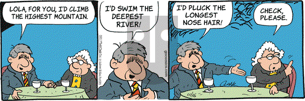 Lola on Thursday November 16, 2017 Comic Strip