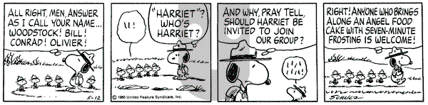Peanuts on Monday May 12, 1980 Comic Strip