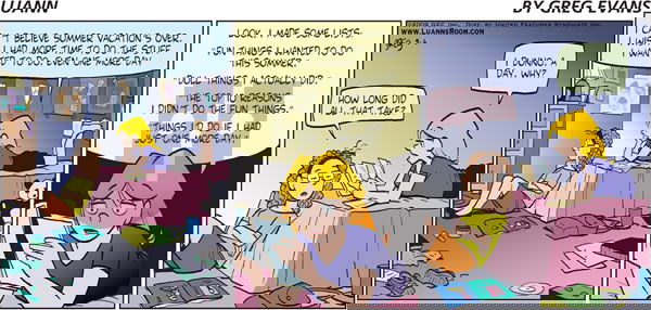 Luann on Sunday September 6, 2009 Comic Strip