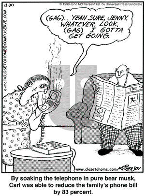 Close to Home on Wednesday December 30, 1998 Comic Strip